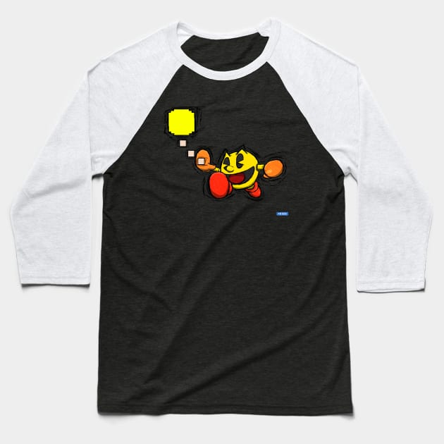 Pac-Man Baseball T-Shirt by Hawke525